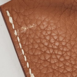 Hermes Gold Togo Leather Palladium Finish Birkin 50 Bag