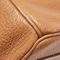 Hermes Gold Togo Leather Palladium Finish Birkin 50 Bag