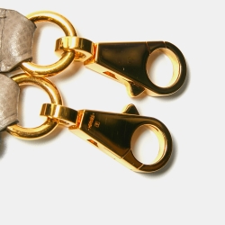 Pre Owned Hermes Gris Asphalt Epsom Leather Gold Finish Kelly Sellier 35 Bag