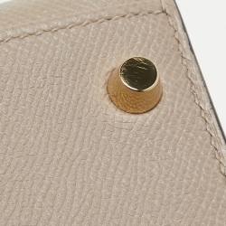 Pre Owned Hermes Gris Asphalt Epsom Leather Gold Finish Kelly Sellier 35 Bag