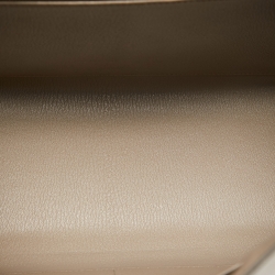 Pre Owned Hermes Gris Asphalt Epsom Leather Gold Finish Kelly Sellier 35 Bag