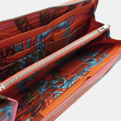 Pre Owned Hermes Silk'in Long Wallet
