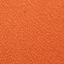 Hermes Feu Epsom Leather Palladium Finish Kelly Sellier 32 Bag