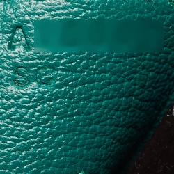 Hermès Bleu Zanzibar/Malachite Togo Leather Palladium Finish Birkin 35 Bag