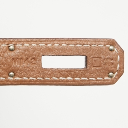 مملوكة مسبقًا حقيبة هيرمس كيلي ريتورن 82 جلد توغو أزرق إكسسوار ذهبي اللون