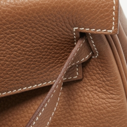 مملوكة مسبقًا حقيبة هيرمس كيلي ريتورن 82 جلد توغو أزرق إكسسوار ذهبي اللون