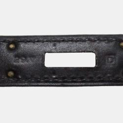 Pre Owned Hermes Black Box Calf Kelly Sellier 32