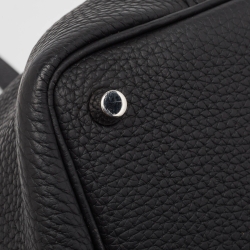 مملوكة مسبقًا Hermès Noir Taurillon Clemence Leather Picotin Lock 18 Bag