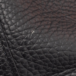 مملوكة مسبقًا Hermès Noir Taurillon Clemence Leather Picotin Lock 18 Bag