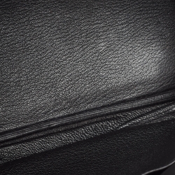 Hermes Black Togo Leather Palladium Finish Birkin 25 Bag