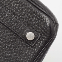 Hermes Black Togo Leather Palladium Finish Birkin 25 Bag