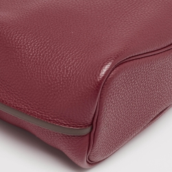 Pre Owned Hermès Rouge Grenat Togo Leather So Kelly 22 Bag
