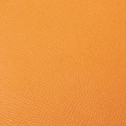 مملوكة مسبقًا Hermes Orange Epsom Leather Palladium Finish Kelly Sellier 25 Bag