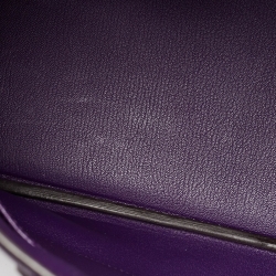 Hermes Ultraviolet Togo Leather Palladium Finish Birkin 40 Bag