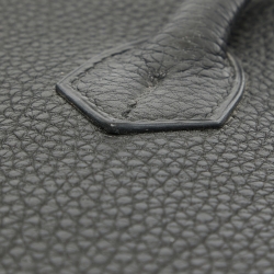 Hermes Noir Togo Leather Gold Finish Birkin 35 Bag