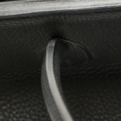 Hermes Noir Togo Leather Gold Finish Birkin 35 Bag