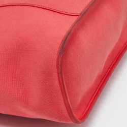 Hermes Rose Candy Toile Canvas Cabag Elan Tote