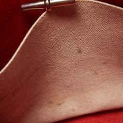 Pre Owned Hermes Rouge Vif Epsom Leather Vespa PM Bag
