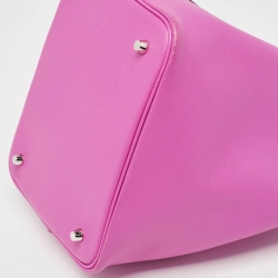 Pre Owned Hermes Magnolia/Bleu Saphir/Craie Epsom Leather Picotin Lock Tressage Bag