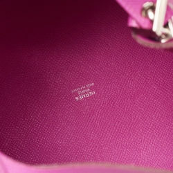 Pre Owned Hermes Magnolia/Bleu Saphir/Craie Epsom Leather Picotin Lock Tressage Bag