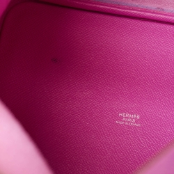 Pre Owned Hermes Magnolia/Bleu Saphir/Craie Epsom Leather Picotin Lock Tressage Bag