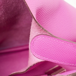 Pre Owned Hermes Magnolia/Bleu Saphir/Craie Epsom Leather Picotin Lock Tressage Bag