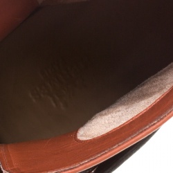 Hermes Brown/Black Leather Cross Strap Pointed Toe Ankle Boots Size 37.5