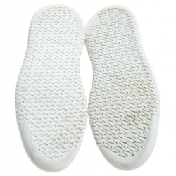 Hermes White Mesh Team Sneakers Size 38