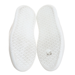 Hermes White Mesh Team Sneakers Size 43.5