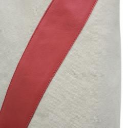Hermes White Canvas Espadrilles Knee Boots Size 37