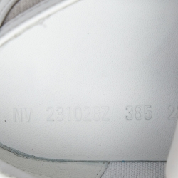 Hermes Tri Color Canvas and Leather Get Low Top Sneakers Size 38.5