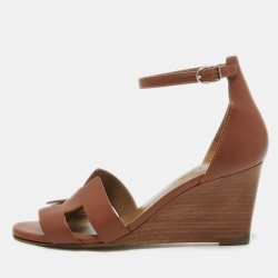 Hermes deals wedge sandals