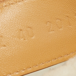 Hermes Brown Suede Chypre Slides Size 40