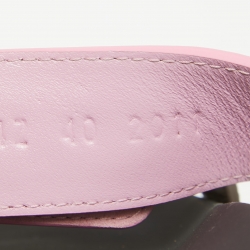 Hermès Grey/Pink Suede Chypre Slides Size 40