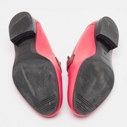 Pre Owned Hermes Tricolor Leather Paris Loafers Size 35