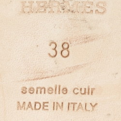 مملوكة مسبقًا Hermes Yellow Suede Oran Flat Slides Sizes Size 38