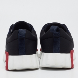 مملوكة مسبقًا Hermes Multicolor Suede and Nylon Bouncing Sneakers Size 37