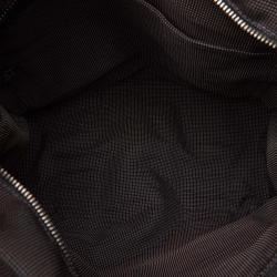 Hermes Dark Gray Canvas Herline Backpack PM Travel Backpack