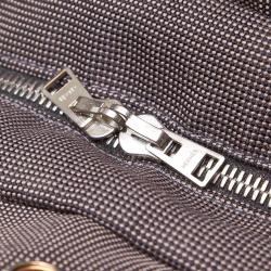 Hermes Dark Gray Canvas Herline Backpack PM Travel Backpack