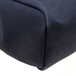 Hermes Denim Blue Fabric and Leather 2-in-1 Herbag Backpack