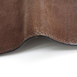 Pre Owned Hermes Dark Brown Nubuck Leather Agenda Cover