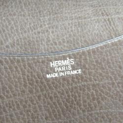 Pre Owned Hermes Dark Brown Nubuck Leather Agenda Cover