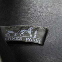 Pre Owned Hermes Grey/Black Canvas Herline Vanity Case