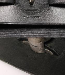 Hermes Black Canvas and Leather 2-in-1 Herbag Backpack