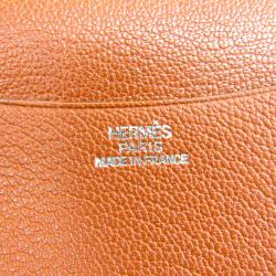 Pre Owned Hermes Red Chevre Mysore Leather Planner Cover 