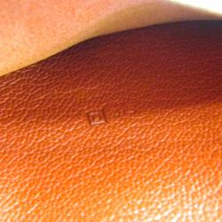 Pre Owned Hermes Red Chevre Mysore Leather Planner Cover 