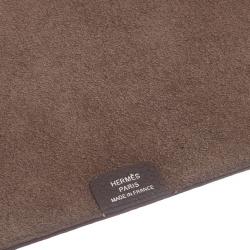 Pre Owned Hermes Grey Leather Agenda Cover