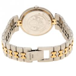 Pre Owned Hermes Cream Gold-Plated Stainless Steel Clipper Women's Wristwatch 33 mm