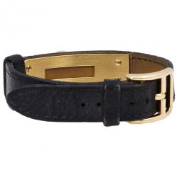 مملوكة مسبقًا Hermes Black Stainless Steel Kelly Women's Wristwatch 20MM