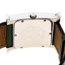 Hermes Pearl White Stainless Steel Heure H HH1.510 Women's Wristwatch 26 mm